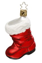 Travels in Twos-Santas Boot<br>Inge-glas Ornament